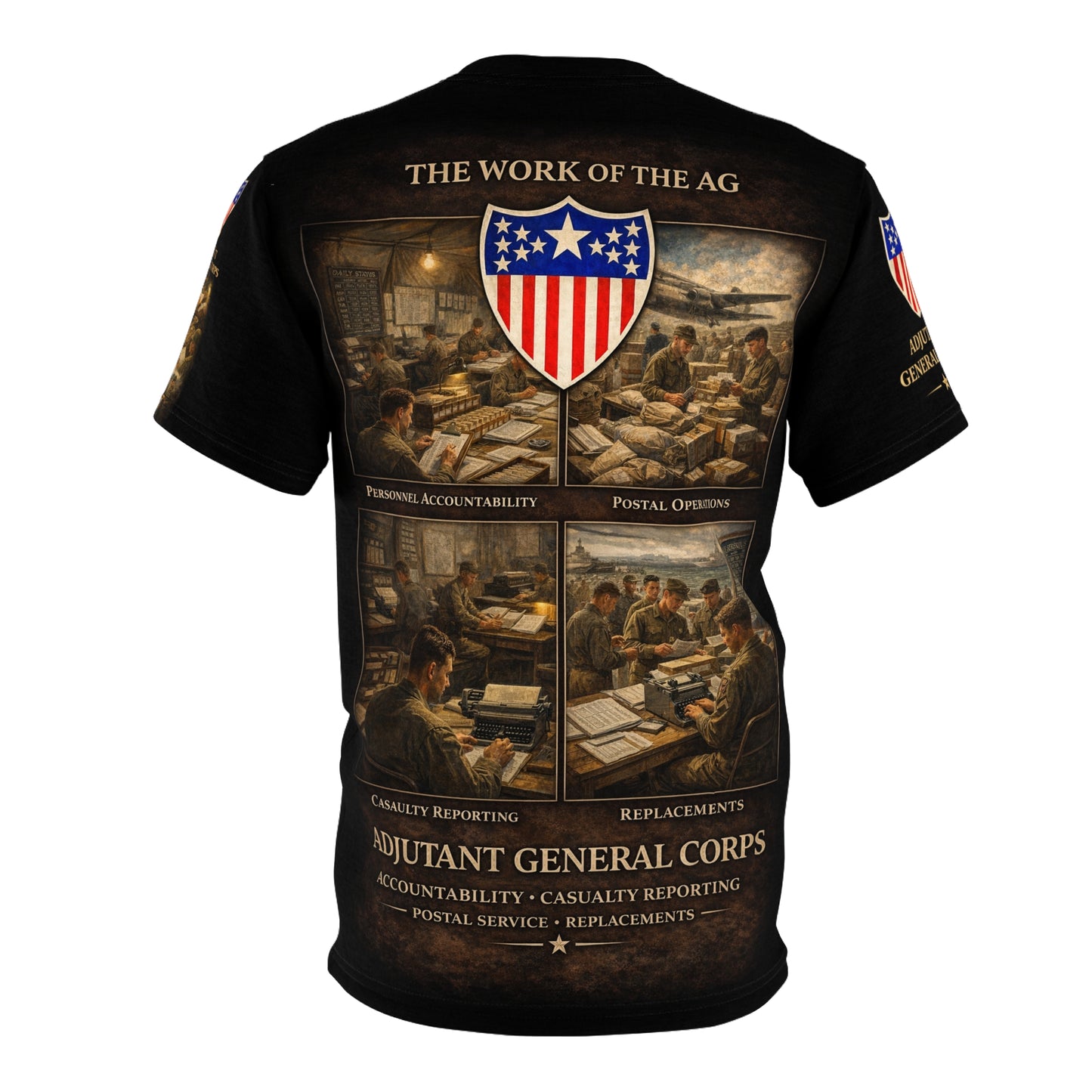 Adjutant General Corps Veterans Tribute Tee | All Over Print